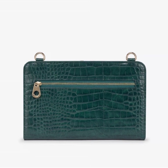 🎉LAST PIECE🎉CALPAK Croc Wallet in Emerald - Picture 9 of 10